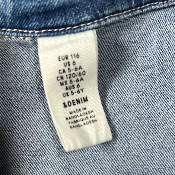 H&M &denim Kids Denim Jacket - Picture 2 of 5